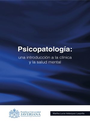 cover image of Psicopatología